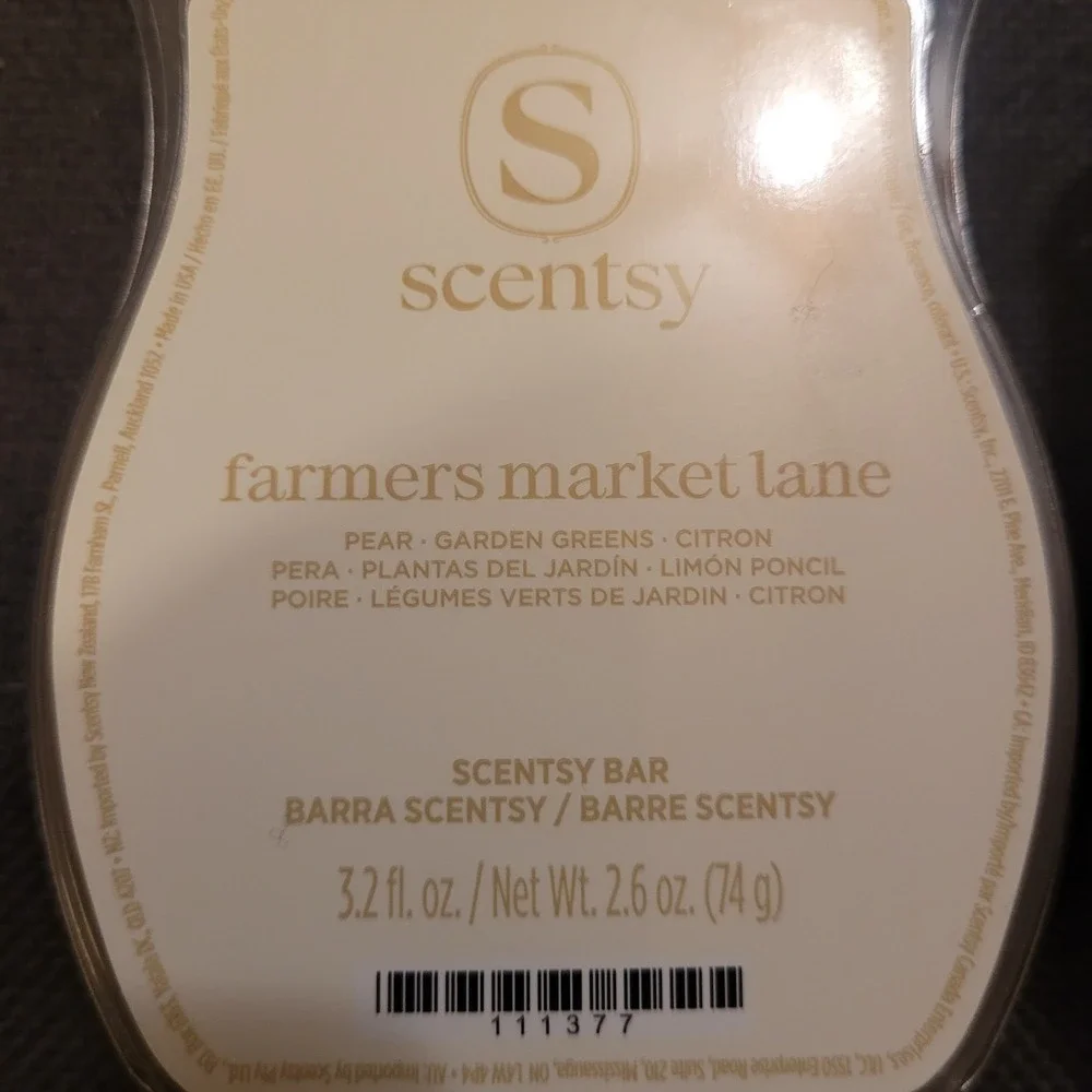 Lot Of 2 New Scentsy Wax  - 3.2 oz Bars - Amber‎ & Peach
